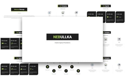 Корпоративный шаблон Powerpoint Nebullka
