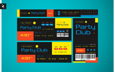 Modern Party Club biljettmall