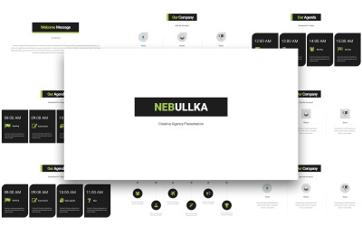 Nebullka Corporate Google Slides sablon