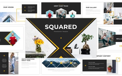 Presentazioni Google creative squadrate