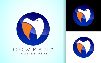 Vecteur de conceptions de logo de soins dentaires