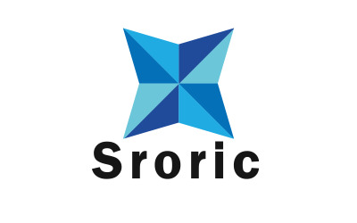 Yaratıcı Harf S logo tasarımı