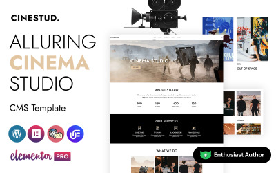Cinestud - Cinema And Movie WordPress CMS Theme