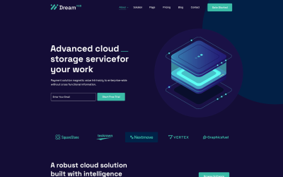 Modello HTML5 della soluzione DreamHub-Cloud