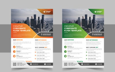 Conference Flyer design template vector