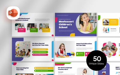 Modello di presentazione della scuola Montessori