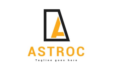 Design del logo della costruzione Creative Letter A
