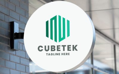 Modèle de logo Cubetek Pro