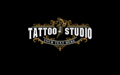 Jem Lockie Art Tattoo Studio Logo Illustration
