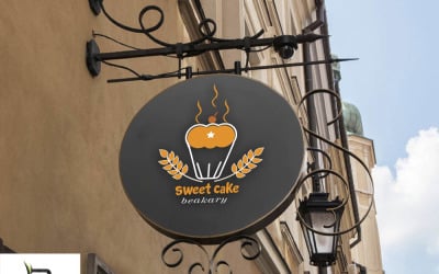 logotipo sweet&amp;amp;bakery para padaria
