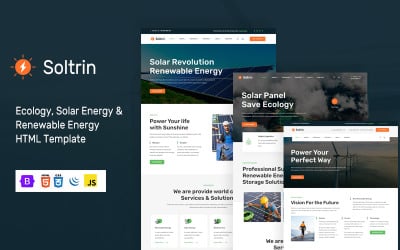 Soltrin - Solar &amp;amp; Renewable Energy HTML Template