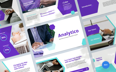 Analytico - Data Science &amp;amp; Analytics Presentation Keynote Mall