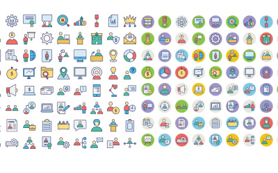 Emberi Erőforrás Icons Pack | AI | EPS