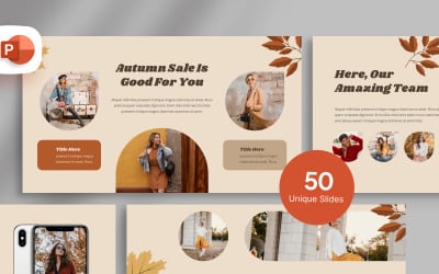 Herbst-Sale-Präsentationsvorlage