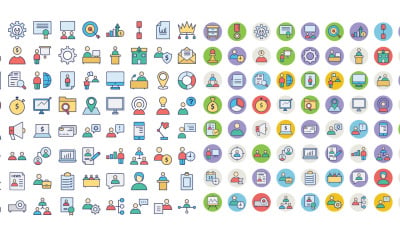 Paquete de iconos de recursos humanos | IA | EPS