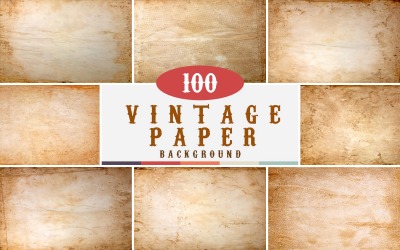 100 Vintage papiery z grungy starego papieru teksturowanej tło