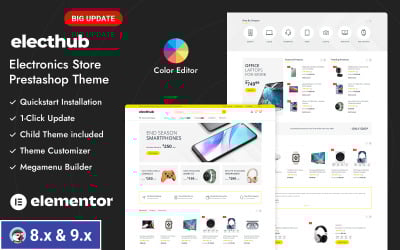 Electhub - Multipurpose Electronics Store Prestashop Responsive Theme