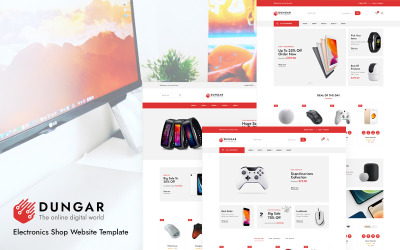 Šablona webu Dungar - obchod s elektronikou