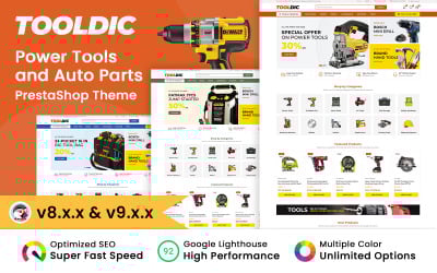 ToolDic - Tools and Auto parts PrestaShop Theme