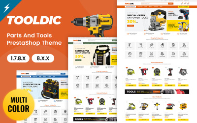 ToolDic - Verktyg och bildelar PrestaShop-tema