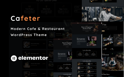 Cafeter - Cafe en Restaurant WordPress Thema