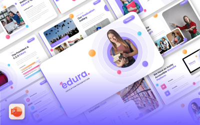 Edura – Kreatív oktatás PowerPoint sablon