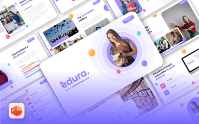 Edura – PowerPoint-mall för kreativ utbildning