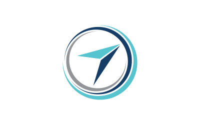 Luchtvaart opleiding logo sjabloon