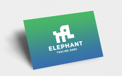 Шаблон логотипа Elephant Animal Pro