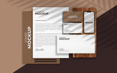 10 Stationery &amp;amp; Branding Mockup