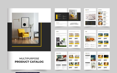 Catalogue de produits et mise en page du magazine