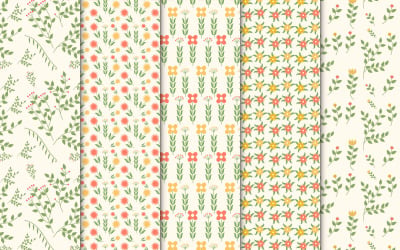 Vetor mínimo de coleção de padrões de flores