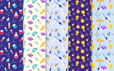 Vetor padrão de educação e ciência