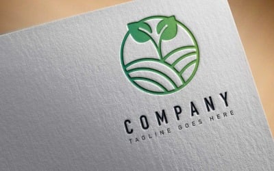 Agro Çiftliği Logo Tasarım Şablonu