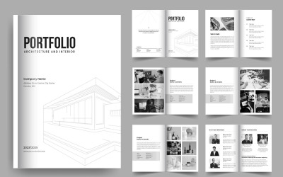 Modèle de portfolio de bâtiment et d&amp;#39;architecture