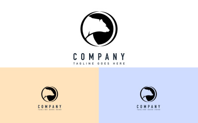 Шаблон дизайна логотипа лесного медведя