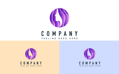 Schoonheid huidverzorging logo ontwerp. Mode ontwerp-logo