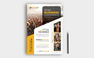 Conference Flyer, Leaflet, Pamphlet for Annual General Meeting, Seminar, Lecture, Workshop V1