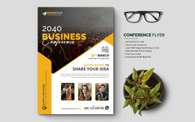 Conference Flyer, Leaflet, Pamphlet for Annual General Meeting, Seminar, Lecture, Workshop V6