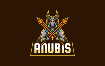 Кіберспорт і спортивний логотип Anubis