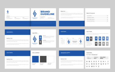 Vector de plantilla de directriz empresarial