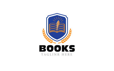 Boeken Logo voor alle educatieve programma&amp;#39;s