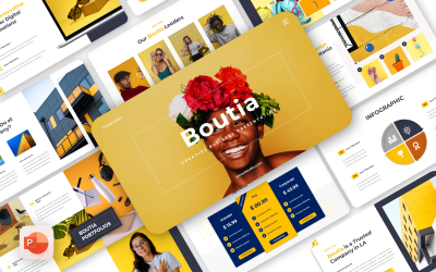 Boutia - Modello PowerPoint di affari creativi