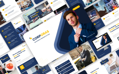 Corporas – PowerPoint-Vorlage für Unternehmen und Unternehmen