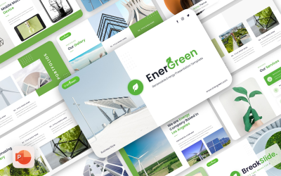 Energreen - 可再生能源PowerPoint模板