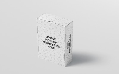 Rectangular Packaging Box Mockup 2