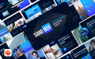 SandBox - modelo de PowerPoint de negócios