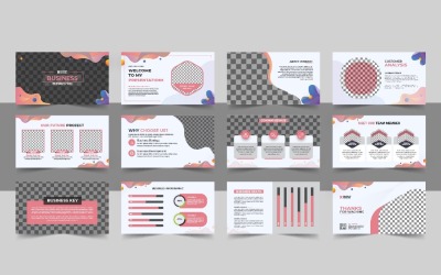 Vector de plantilla de presentación de negocios