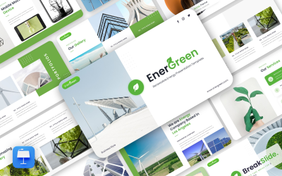 Energreen - Keynote-sjabloon voor hernieuwbare energie