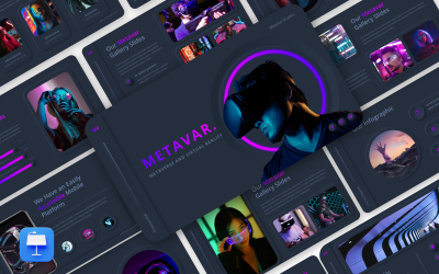 Metavar – Keynote-Vorlage für virtuelle Realität und Metaverse